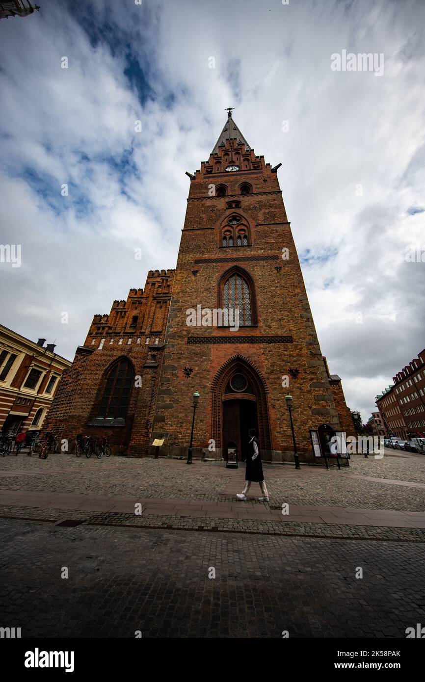 Petri Kirche, in Malmø, Schweden. Stockfoto