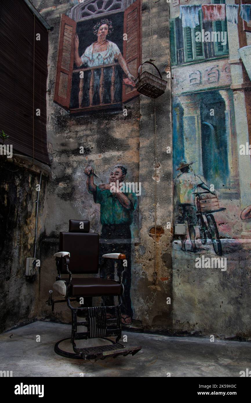 Street Art in Kuala Lumpur Malaysia Asien Stockfoto