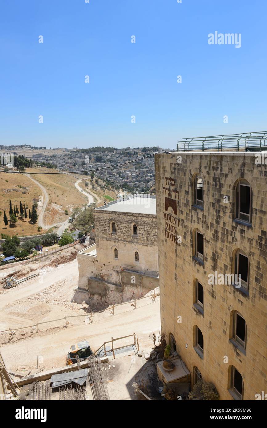 Mount Zion Hotel auf der Hebron Rd in Jerusalem, Israel. Stockfoto
