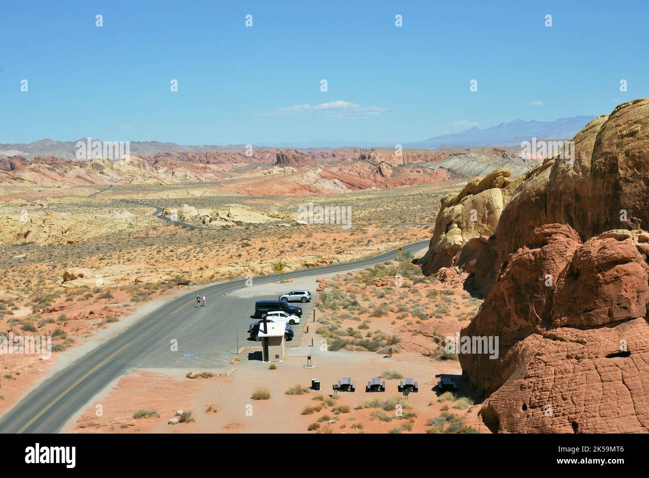 Valley of Fire State Park in Nevada, USA Stockfoto