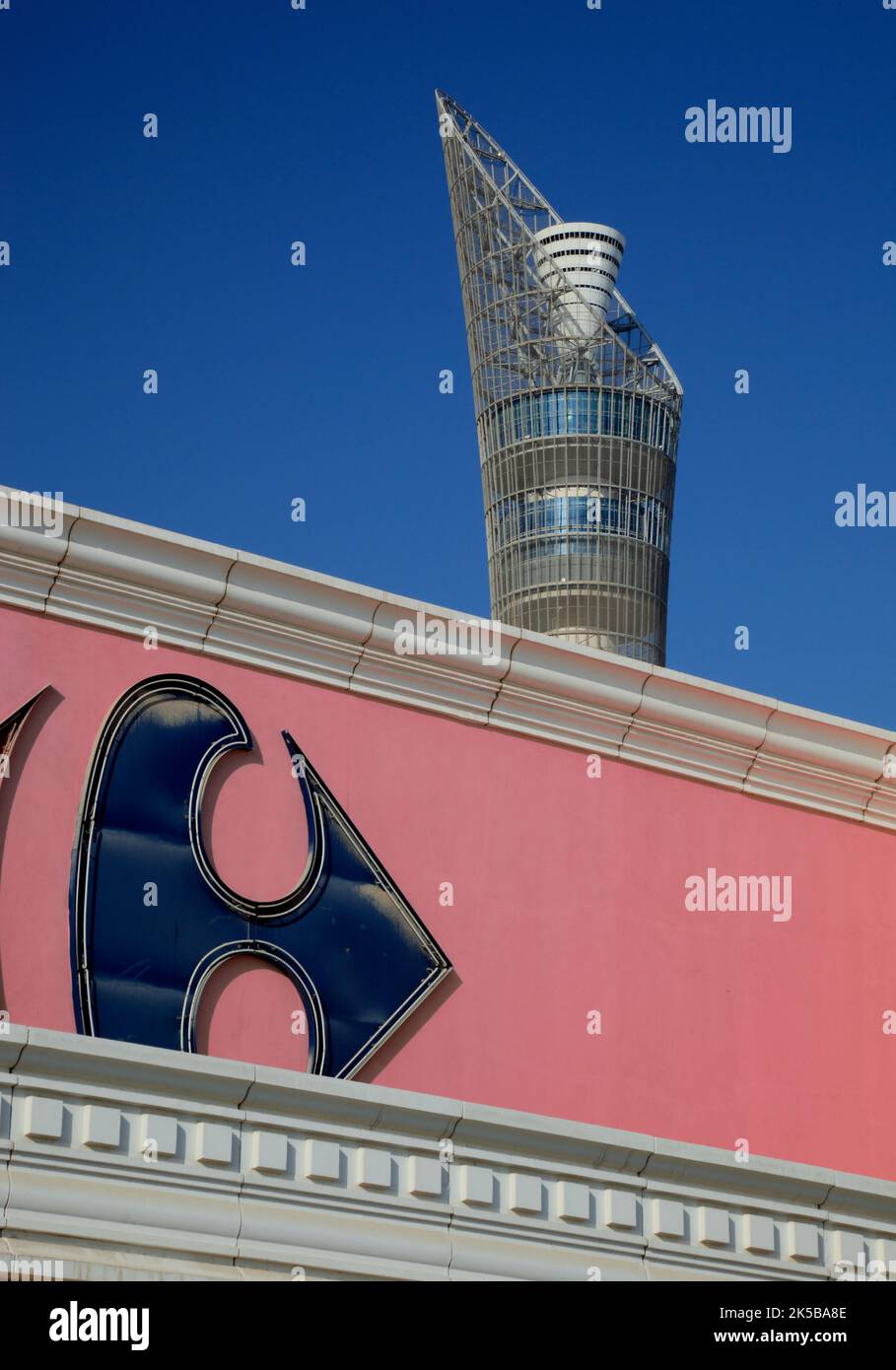 Aspire-Tower, Stadtteil Al Aziziyah, Doha, Katar, Katar Stockfoto