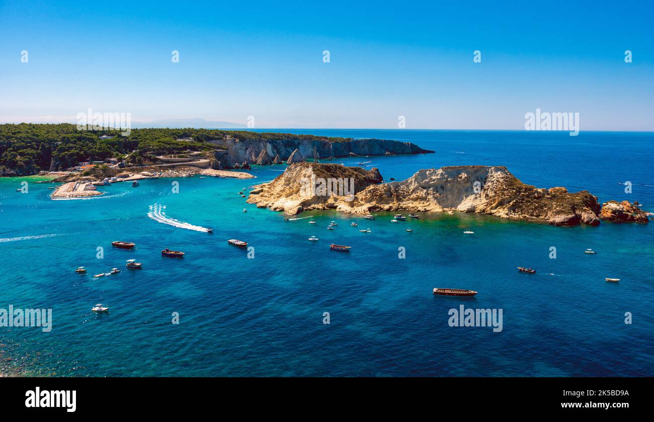 Isole Tremiti Insel San Domino und Cretaccio in Gargano Apulien - Italien Stockfoto