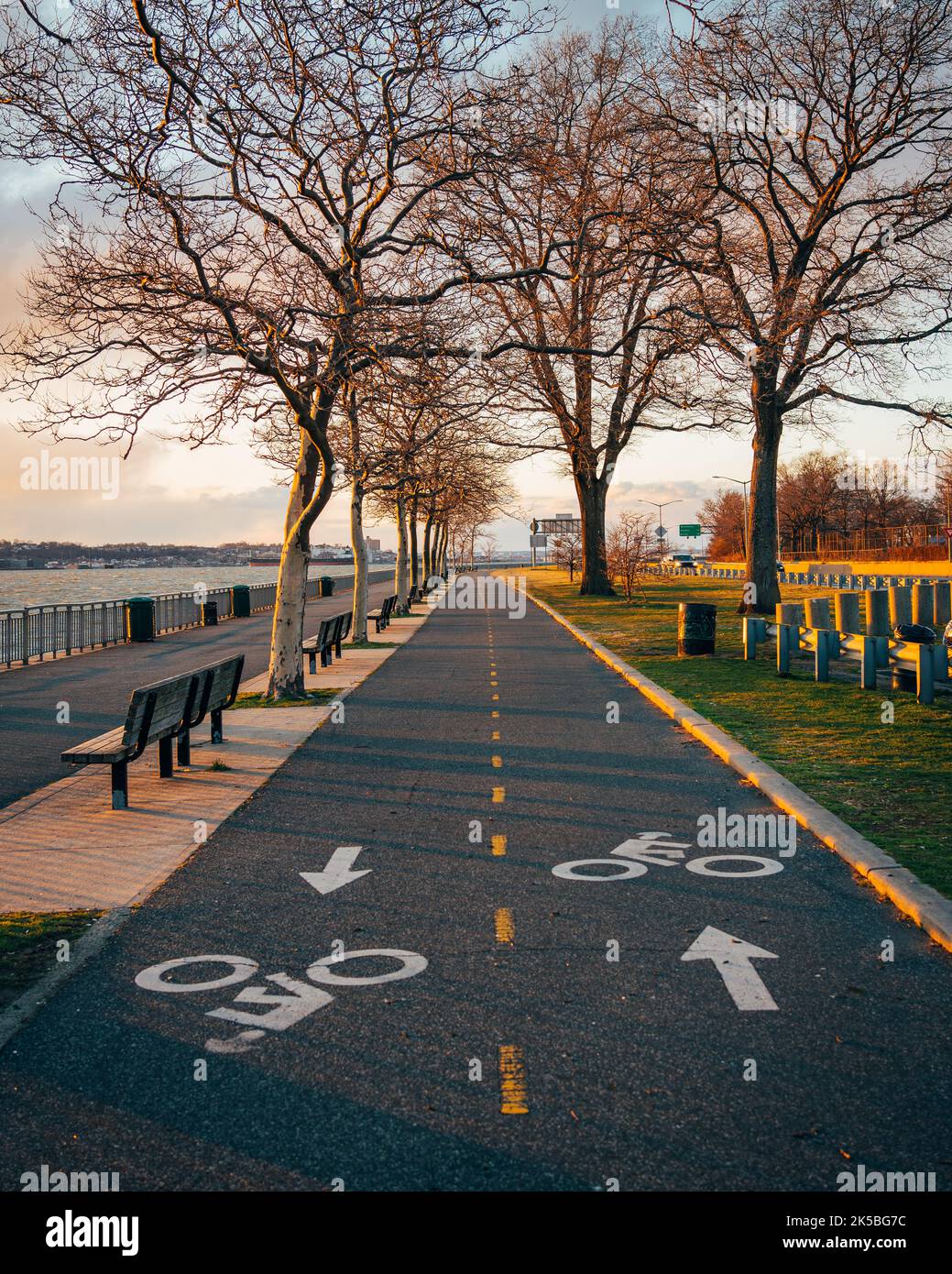 Bay Ridge Promenade, Brooklyn, New York Stockfoto