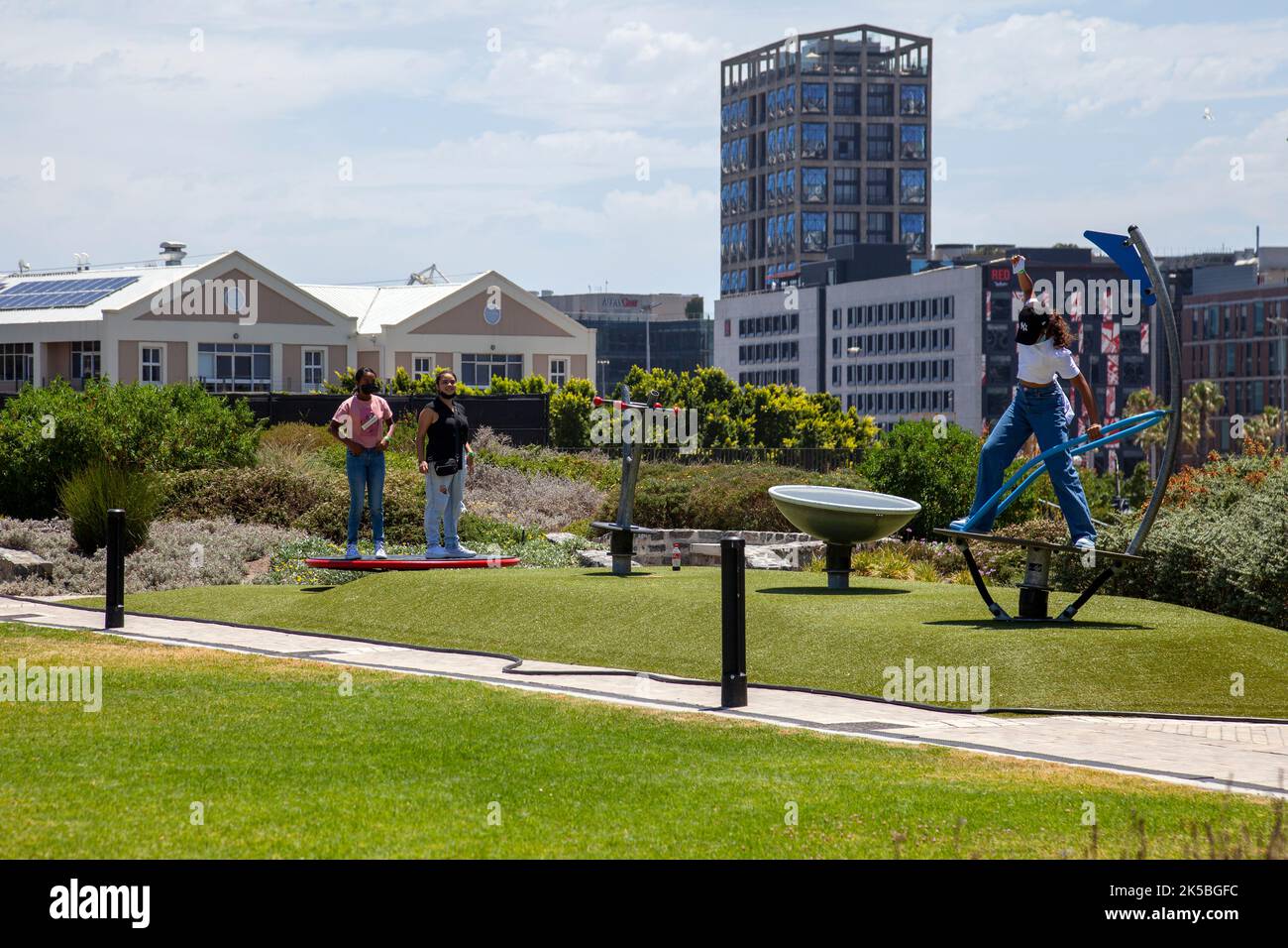 Battery Park, Kapstadt - Südafrika Stockfoto