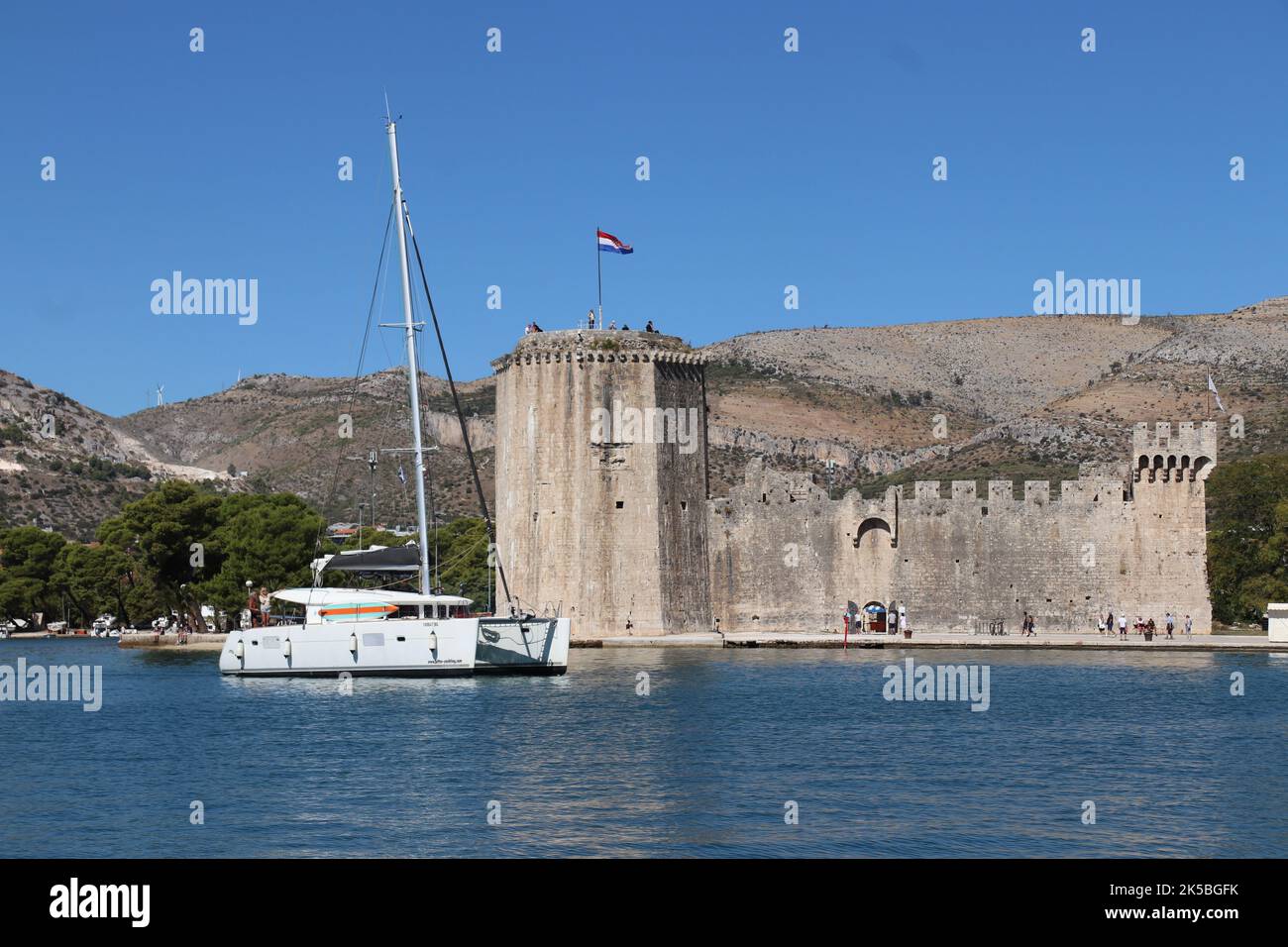 Trogir, Kroatien Stockfoto