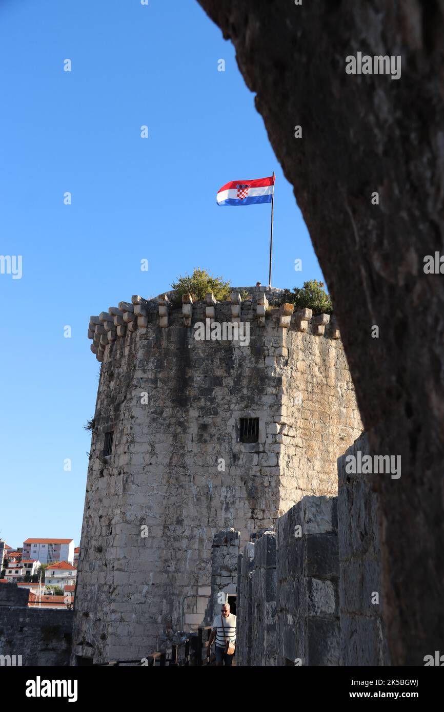 Trogir, Kroatien Stockfoto