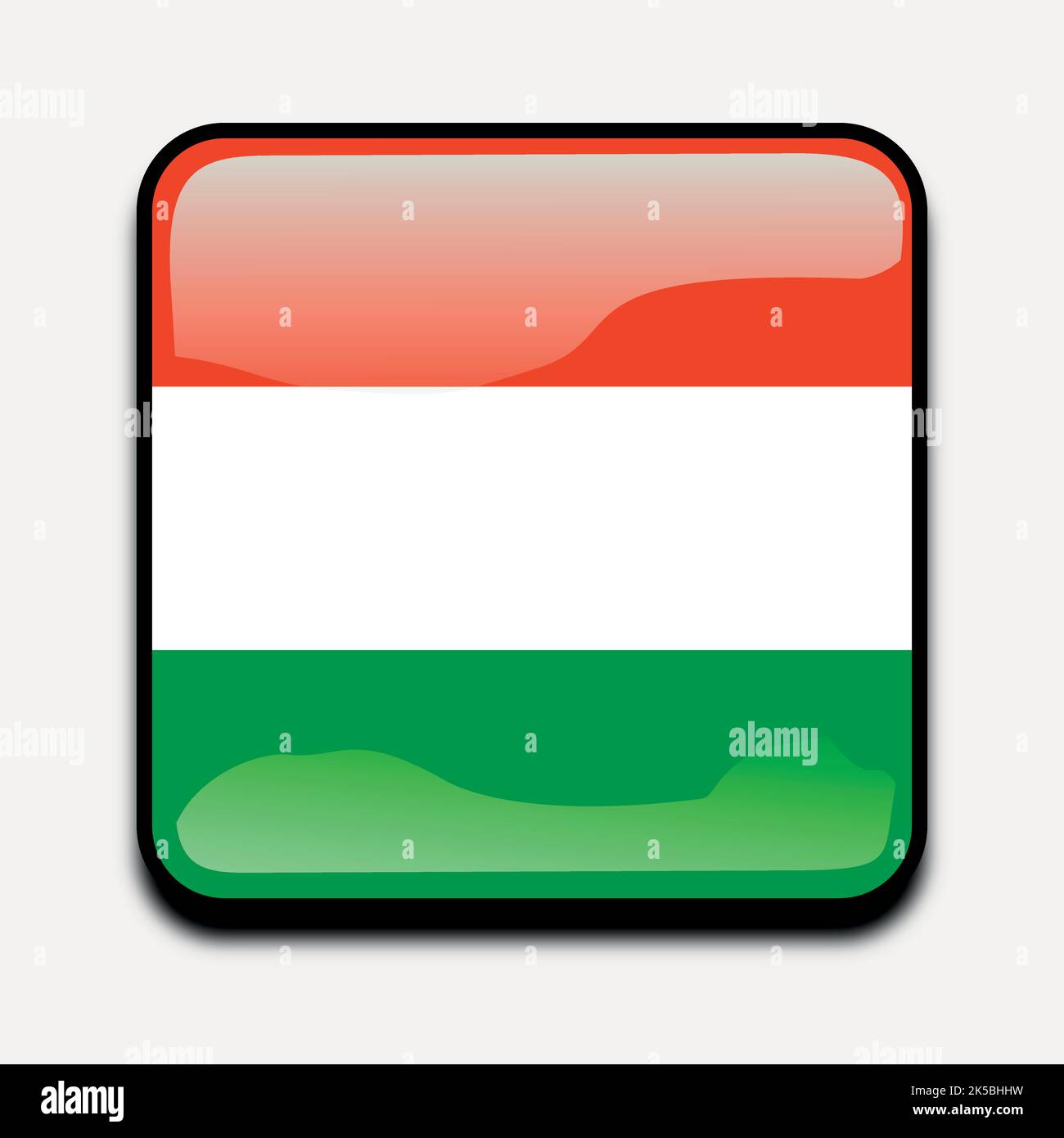 Vinyl-Aufkleber Mit Ungarn-Flagge – Wetterfest & Langlebig | 11 X 5,6 Cm