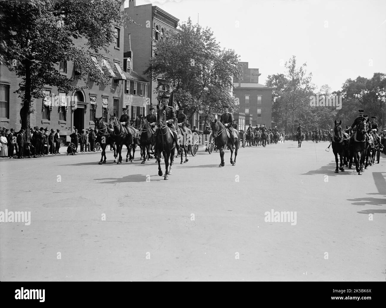 Statue des Commodore John Barry enthüllt, Washington DC, 16. Mai 1914. Übungen, Parade Usw. Stockfoto