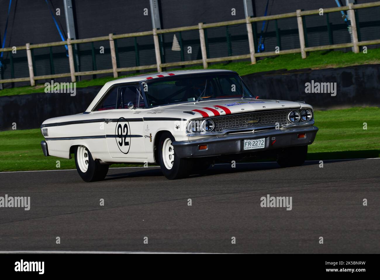 Romain Dumas, Bill Shepherd, Ford Galaxie 500, St. Mary’s Trophy Race, zwei Qualifikationssitzungen, gefolgt von zwei 25-minütigen Rennen, wobei der Sieger ein agg war Stockfoto