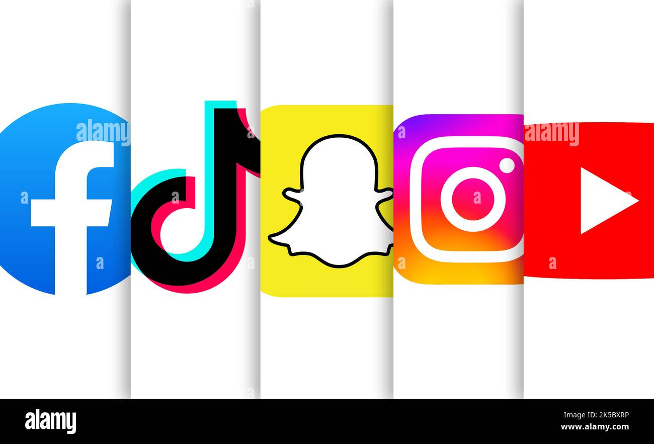 Social-Media-Unternehmen Stockfoto