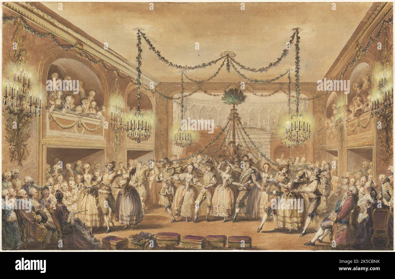 May Ball, 1763. Stockfoto