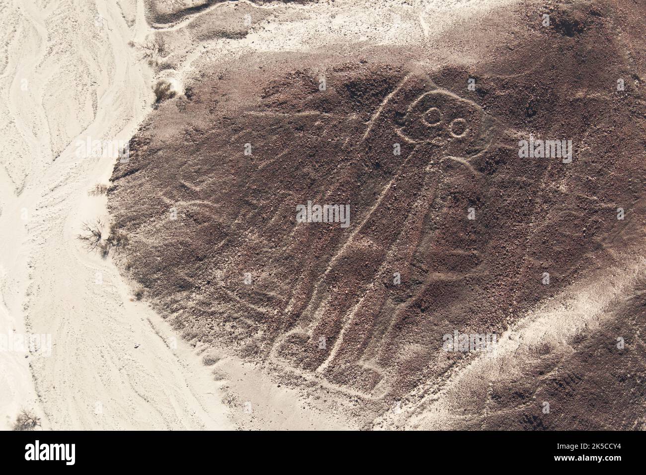 Nazca Lines, Der Astronaut Stockfoto