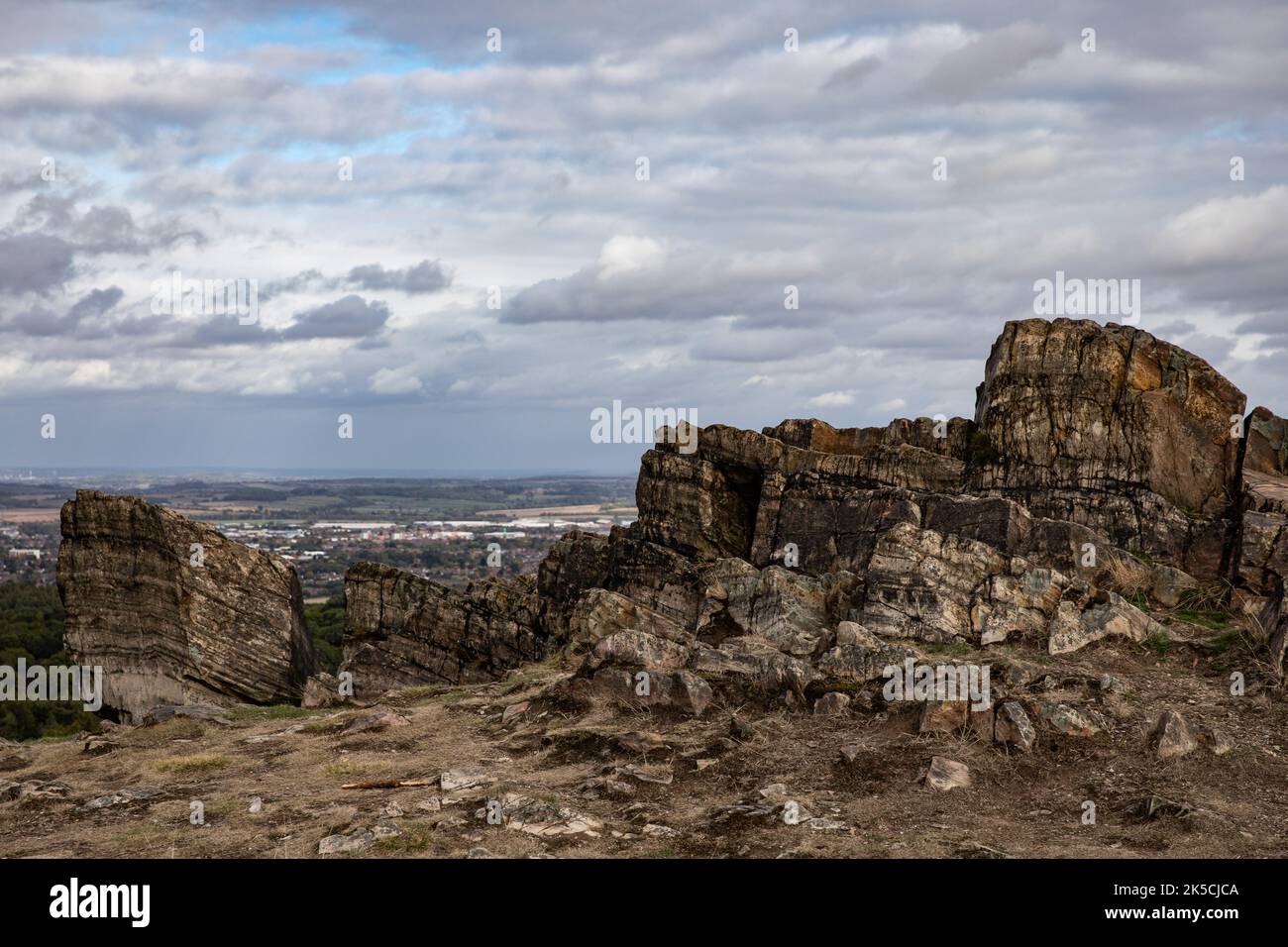 Ein Bild von Beacon Hill, Leicestershire, England am 7.. Oktober 2022. Stockfoto