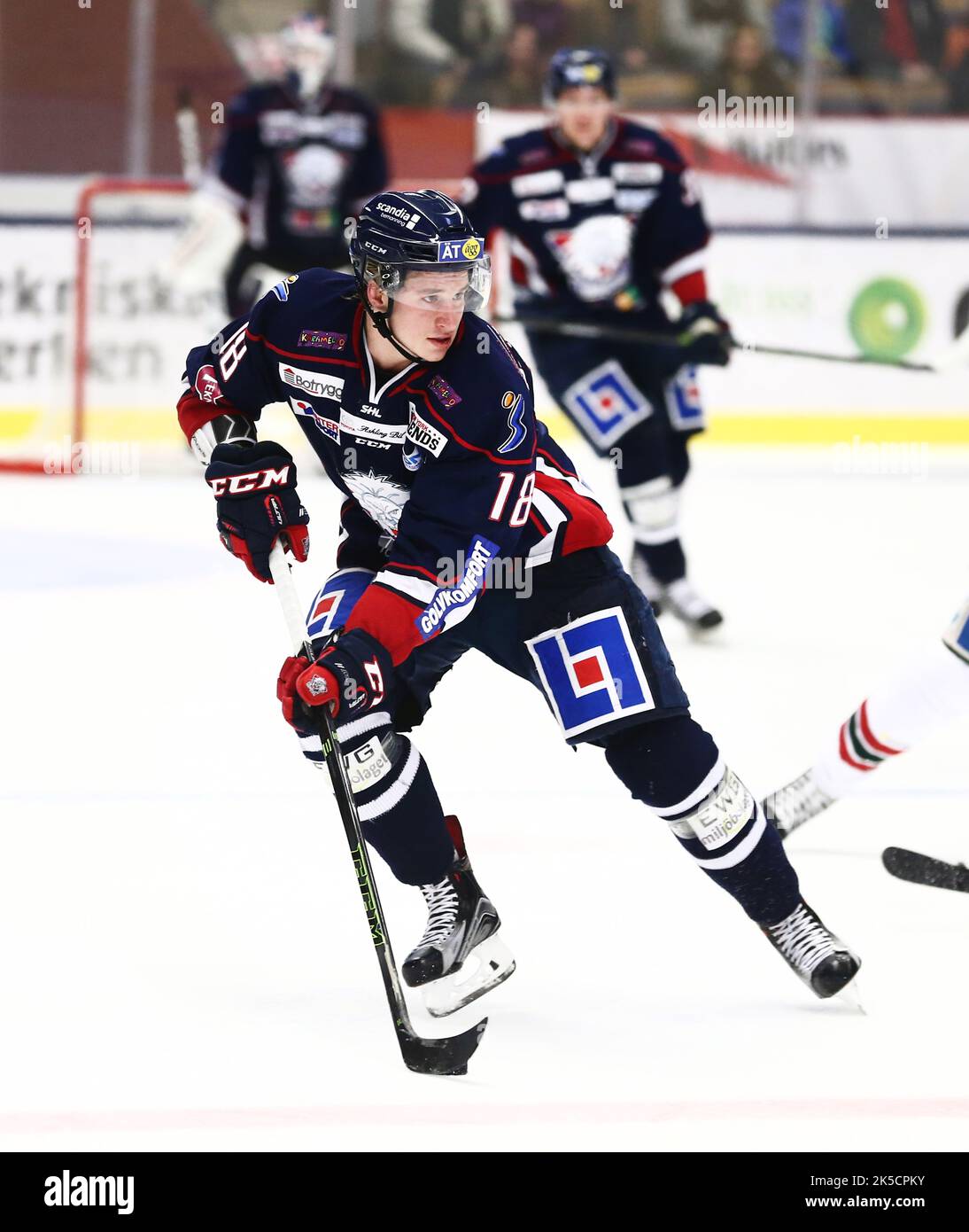 Linköping HC gegen Frölunda Indians (Frölunda Hockey Club), Schwedische Eishockeyliga, in der Saab Arena, Linköping, Schweden. Im Bild: Jakob Lilja, Linköping HC. Stockfoto