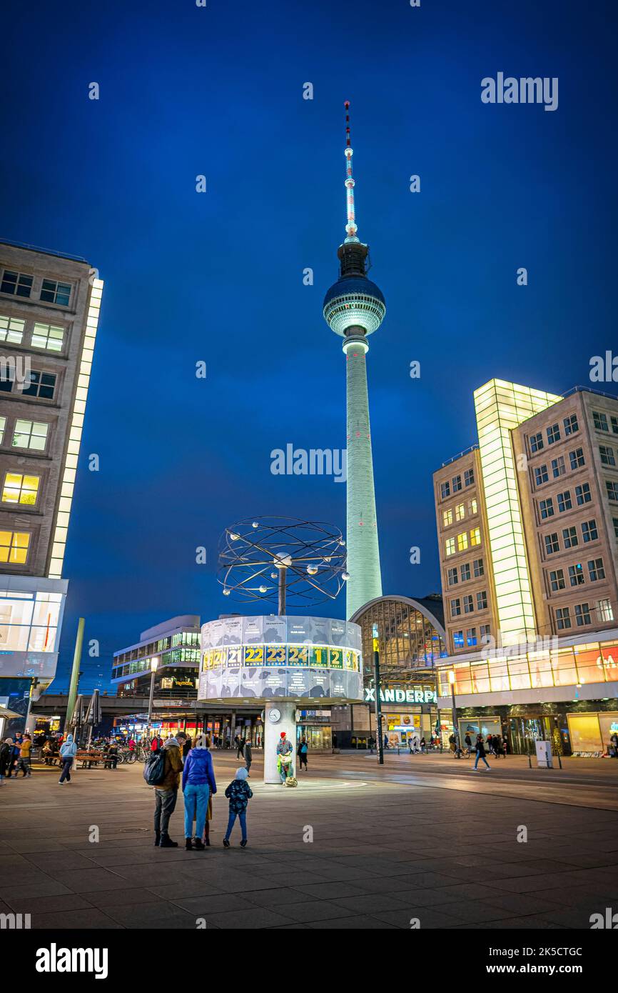 Alexanderplatz Berlin Stockfoto