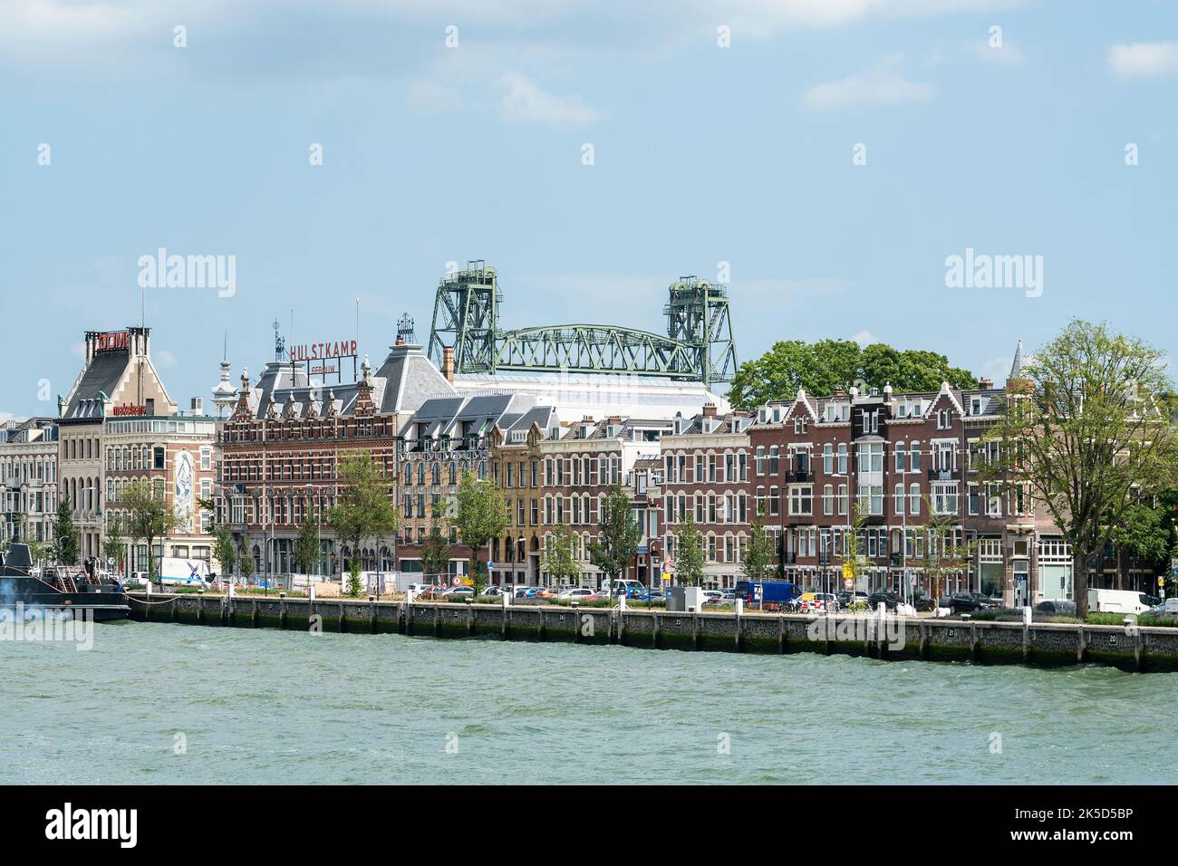 Niederlande, Rotterdam, Noordereiland, Hulstkamp Gebäude Stockfoto