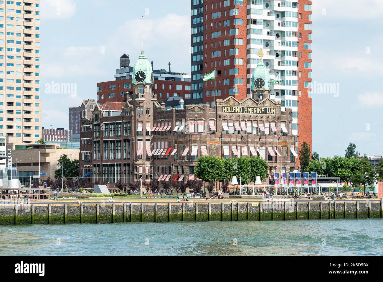 Niederlande, Rotterdam, Hotel New York Stockfoto