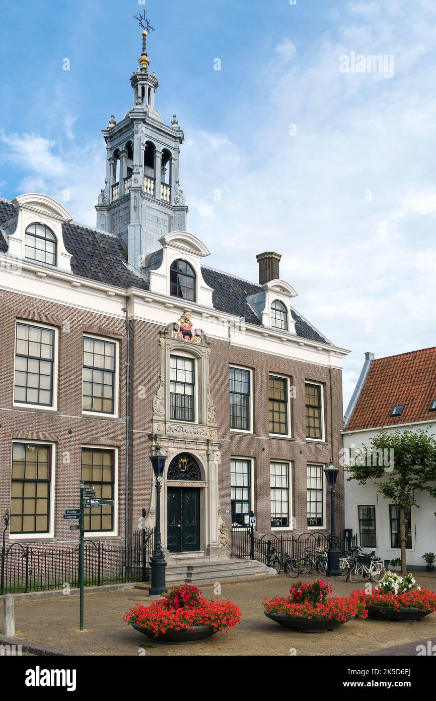 Niederlande, Edam, Altstadt, Damplein, Stadhuis, Rathaus Stockfoto