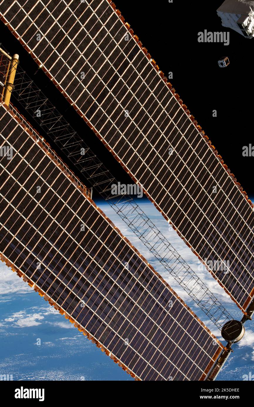 Ein Blick auf den eingesetzten GT-1 CubeSat. Das Georgia Institute of ...