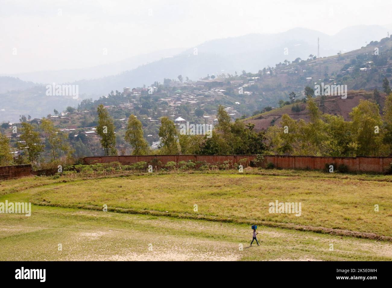 Am Belvedere Hill, Bujumbura, Burundi Stockfoto