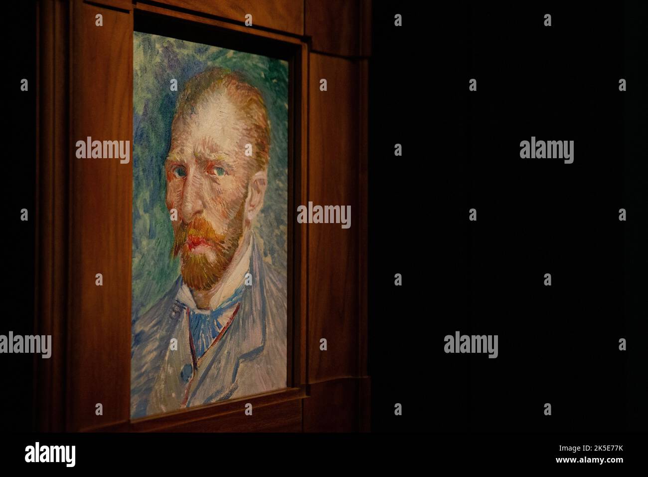 Rom, Italien. 07. Oktober 2022. 'Selbstportrait' von Vincent Van Gogh ...