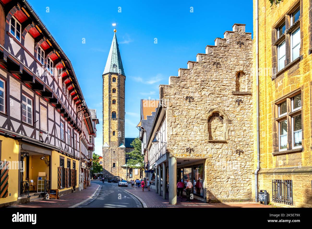 Historische Stadt Goslar, Deutschland Stockfoto