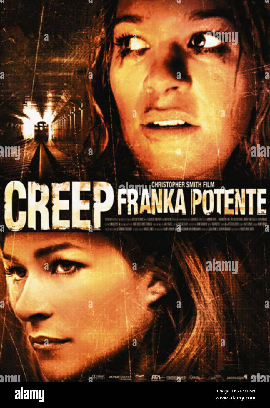FRANKA POTENTE FILMPLAKAT, KRIECHEN, 2004 Stockfoto