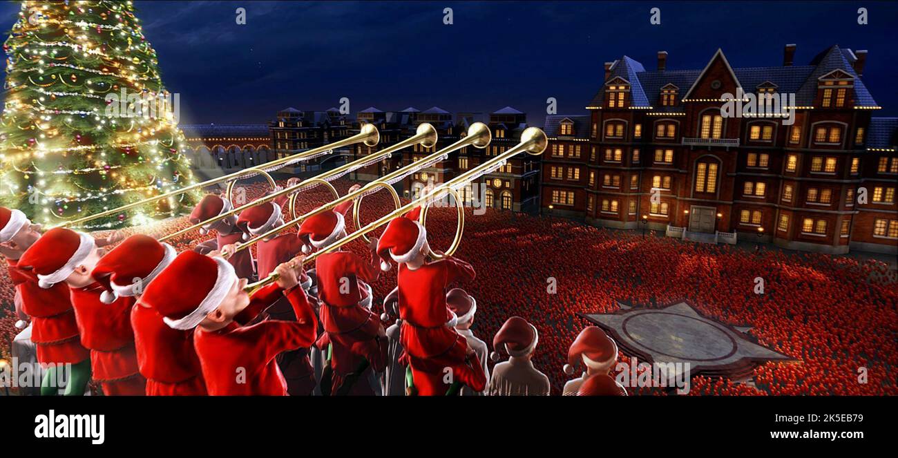 ELVES, DER POLAR EXPRESS, 2004 Stockfoto