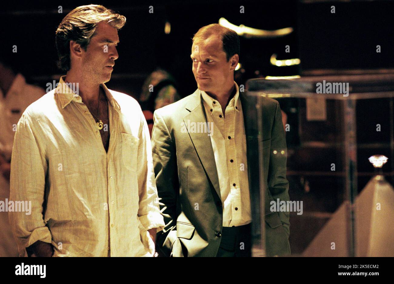PIERCE BROSNAN, Woody Harrelson, nach Sonnenuntergang, 2004 Stockfoto