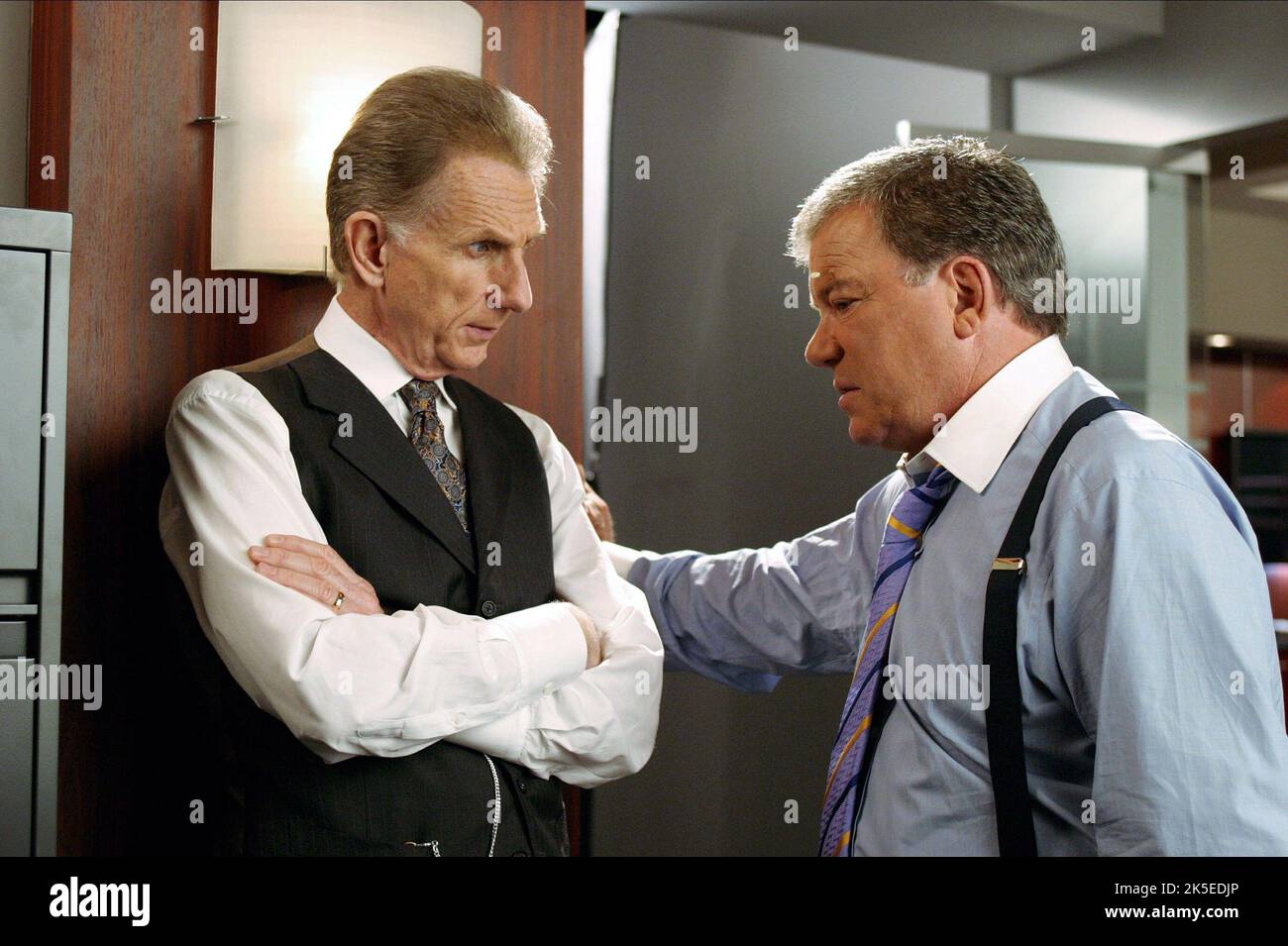 AUBERJONOIS, SHATNER, BOSTON LEGAL, 2004 Stockfoto