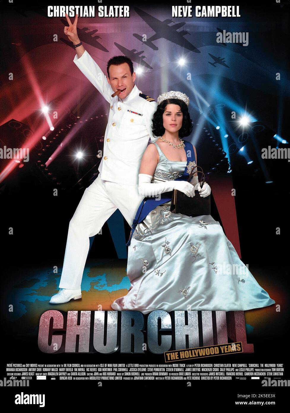 FILMPLAKAT, CHURCHILL: THE HOLLYWOOD YEARS, 2004 Stockfoto