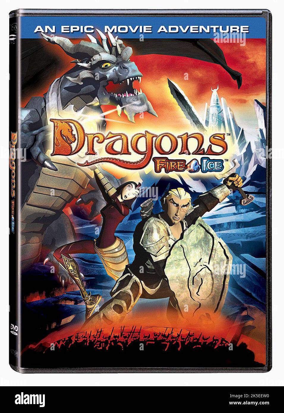 THORON, PRINZESSIN KYRA, PRINZ DEV, Drachen: Feuer und Eis, 2004 Stockfoto