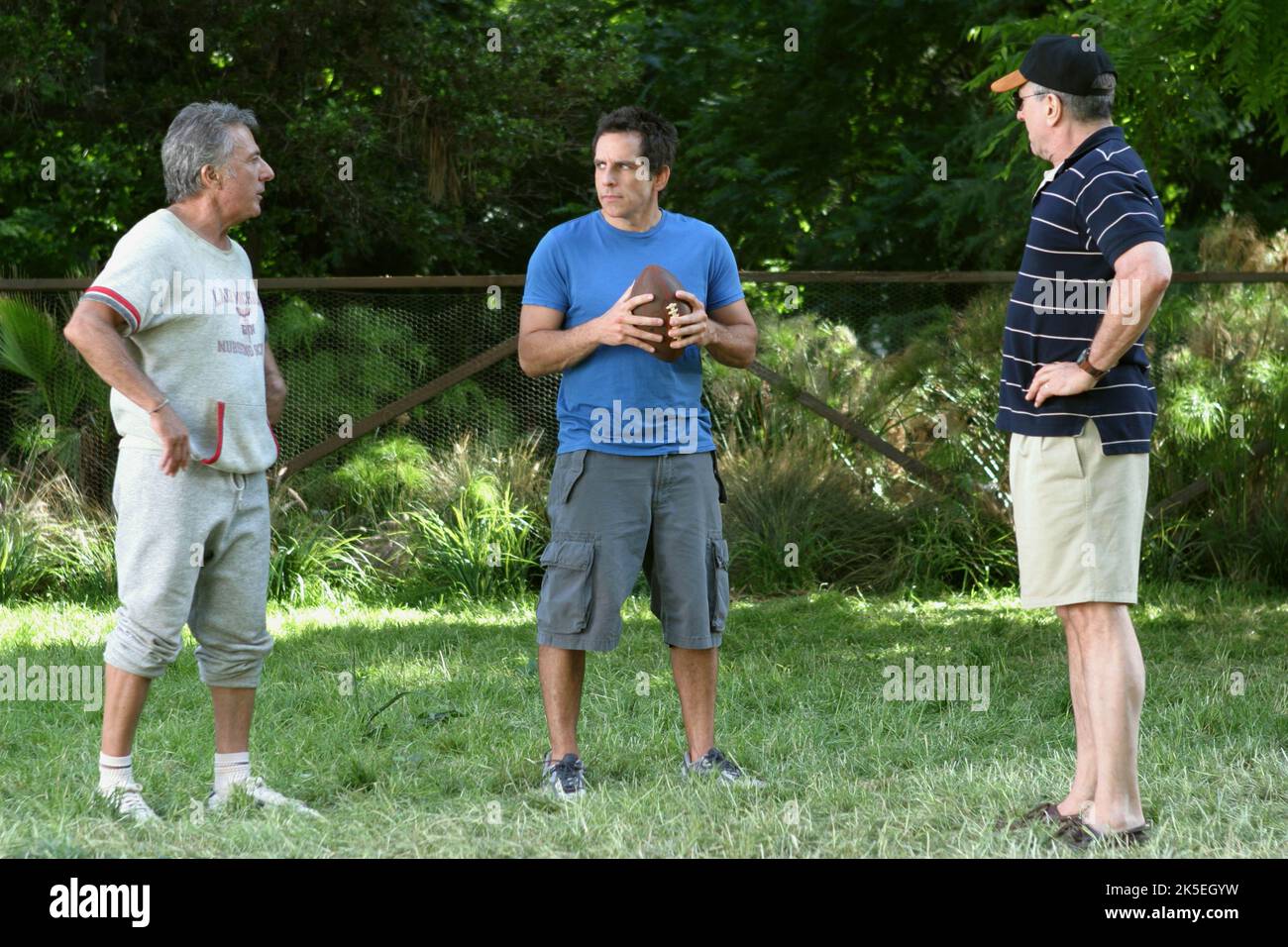 DUSTIN HOFFMAN, Ben Stiller, ROBERT DE NIRO, ERFÜLLEN DIE FOCKERS, 2004 Stockfoto