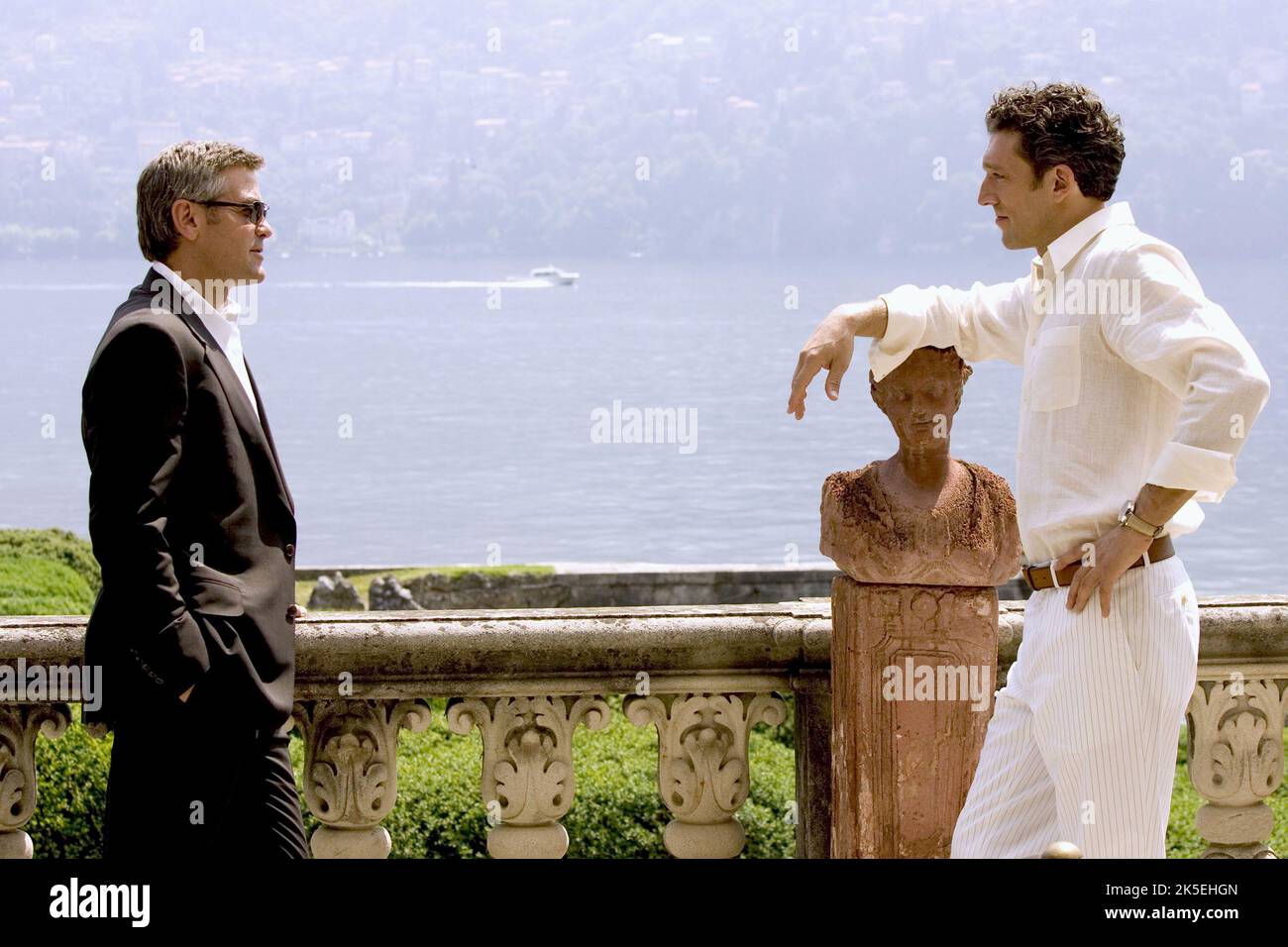 CLOONEY, CASSEL, OCEAN'S TWELVE, 2004 Stockfoto