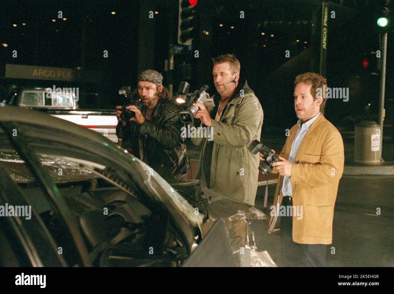 KEVIN GAGE, DANIEL BALDWIN, Tom Hollander, PAPARAZZI, 2004 Stockfoto