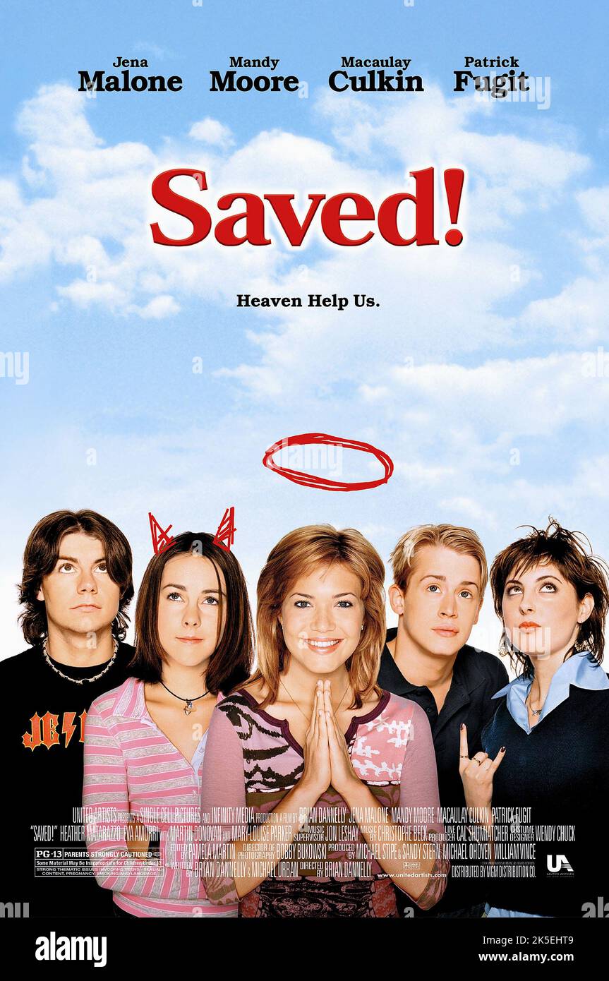 PATRICK FUGIT, JENNA MALONE, MANDY MOORE, Macaulay Culkin, EVA AMURRI, GESPEICHERT!, 2004 Stockfoto