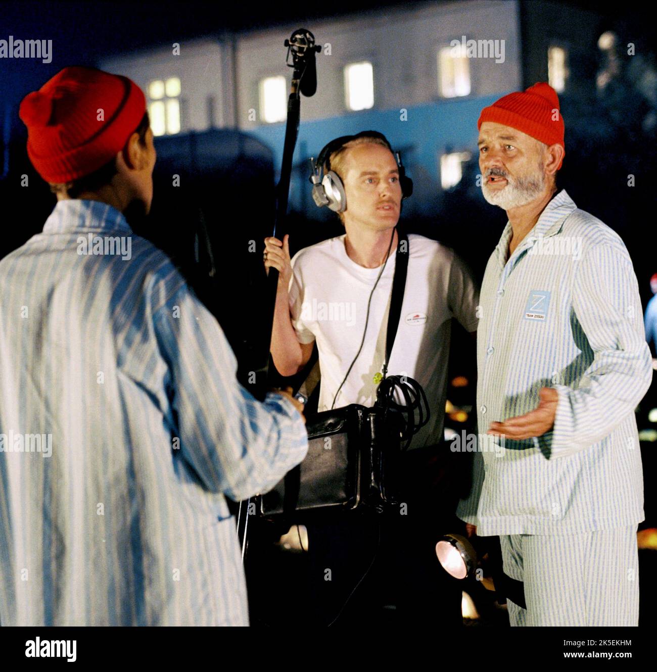 WILLEM DAFOE, Owen Wilson, Bill Murray, das Leben im Wasser mit Steve Zissou, 2004 Stockfoto