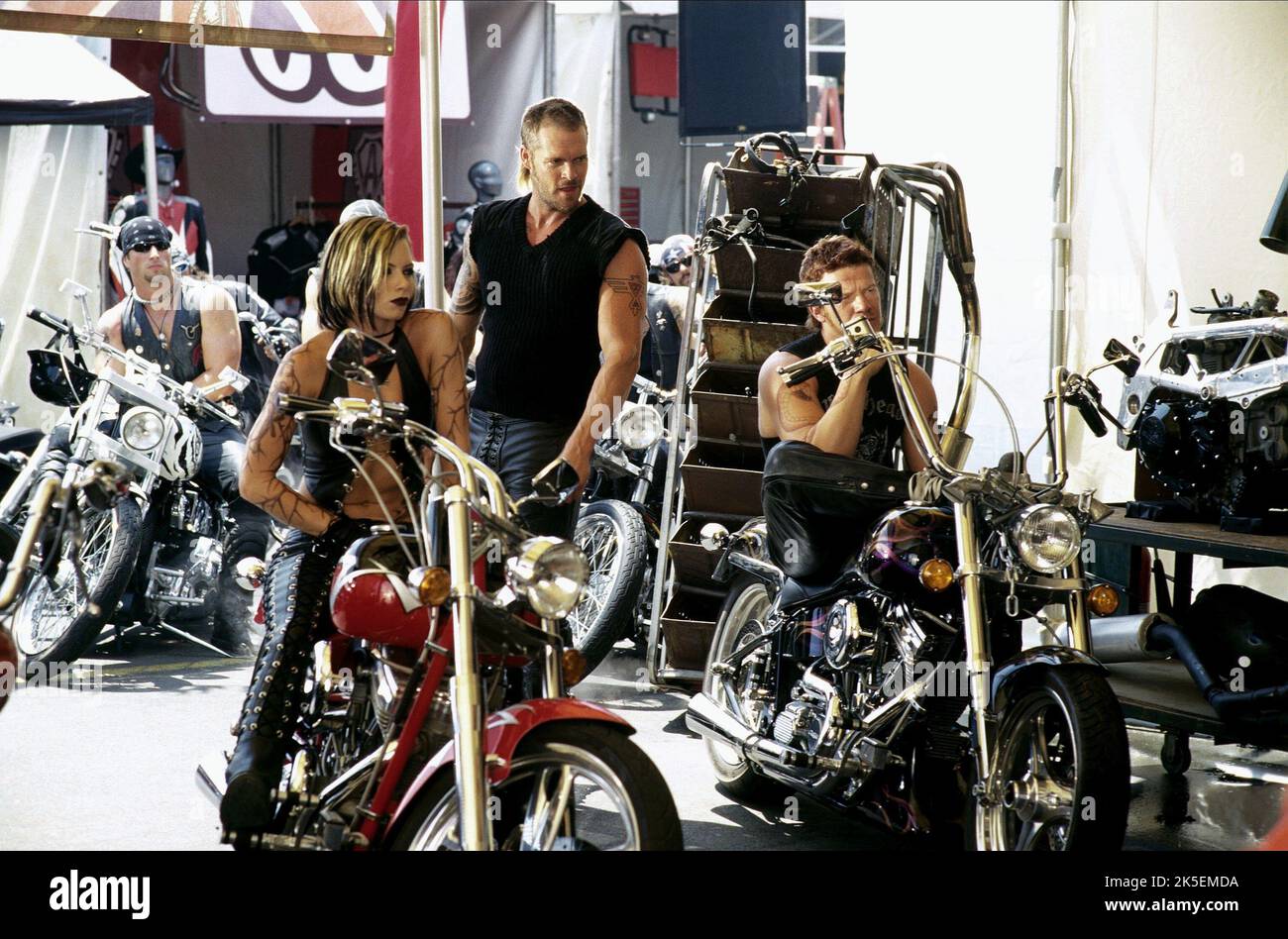 JAIME PRESSLY, MATT SCHULZE, Max Beesley, Drehmoment, 2004 Stockfoto