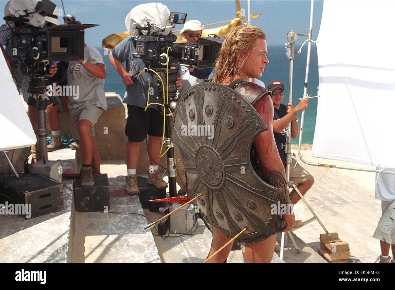 BRAD PITT, Troy, 2004 Stockfoto