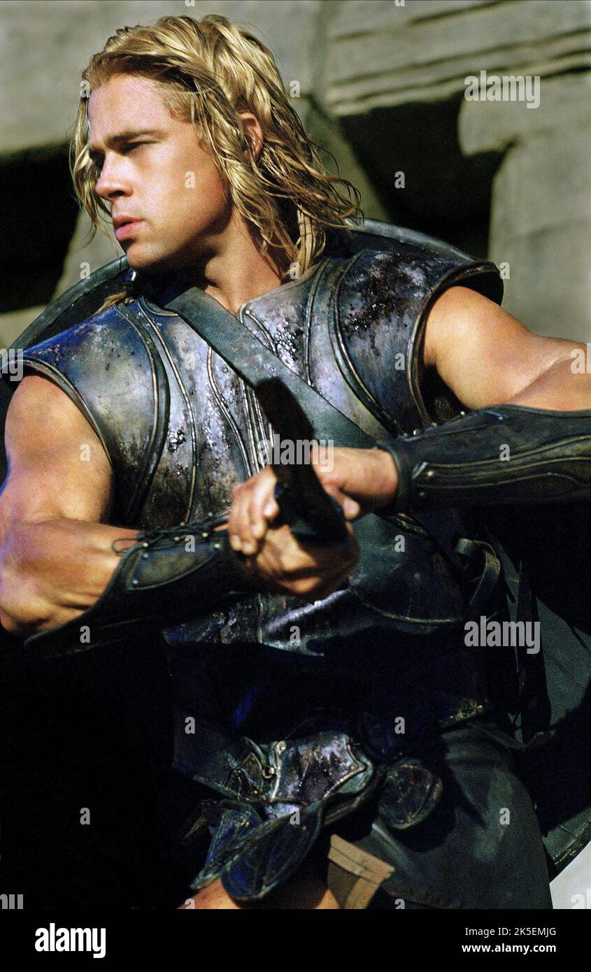 BRAD PITT, Troy, 2004 Stockfoto