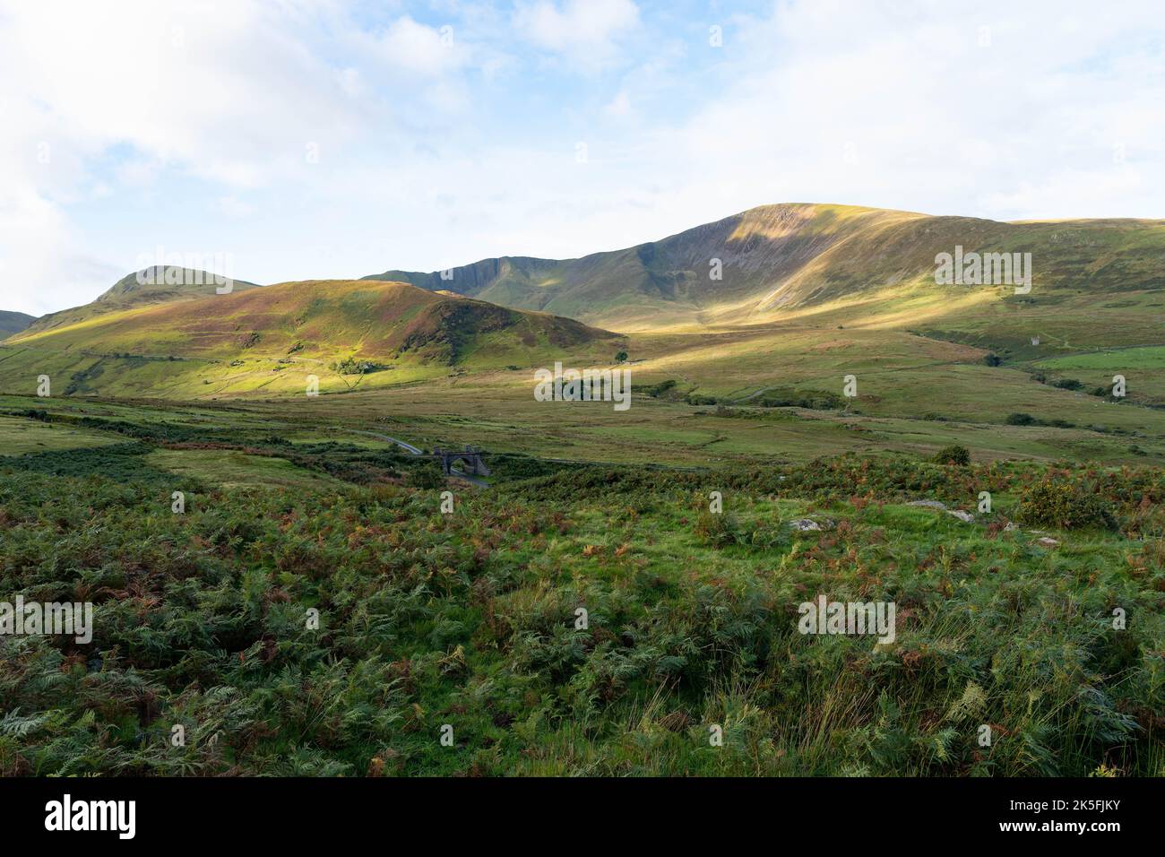 Snowdon Mountain Railway, Snowdon / Yr Wyddfa, Eryri / Snowdonia National Park, Wales, Großbritannien Stockfoto