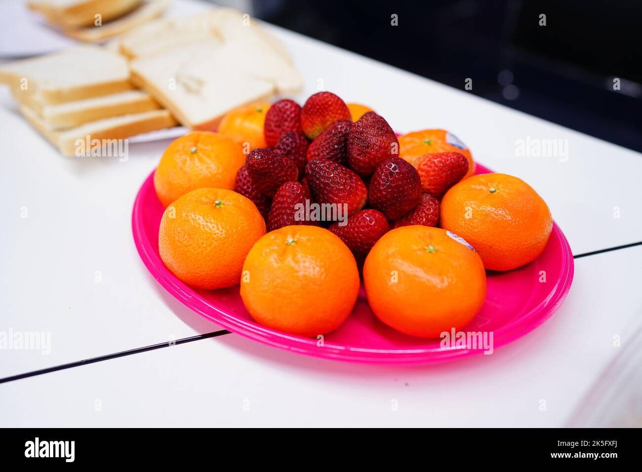 Obst auf einer australischen Party Stockfoto