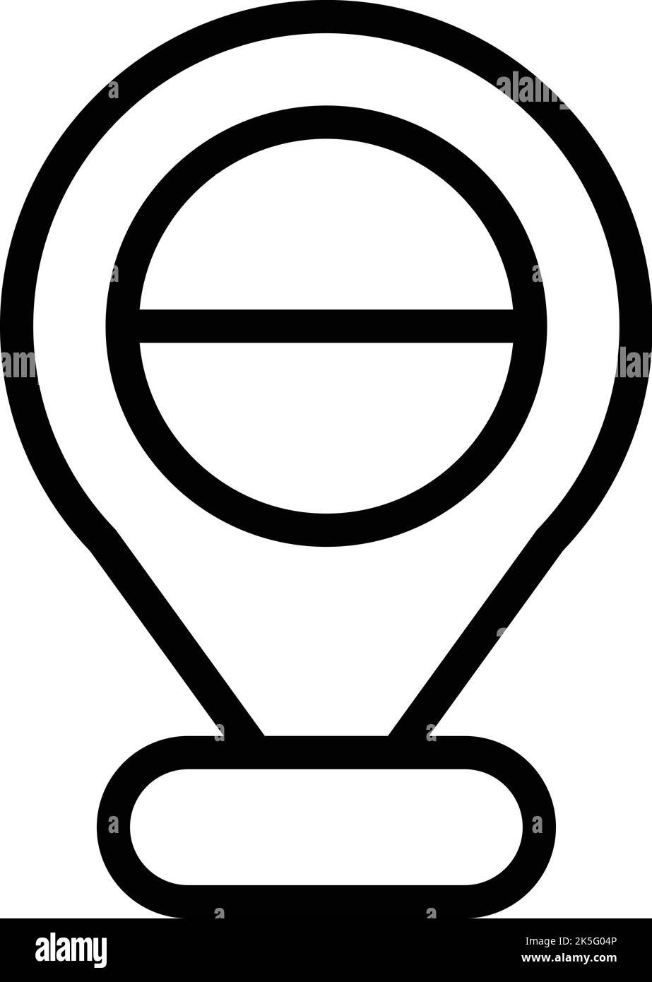 Vektor der Kontur des Standortsymbols in Krakau. Skyline der Stadt. Stadtbild-Kirche Stock Vektor