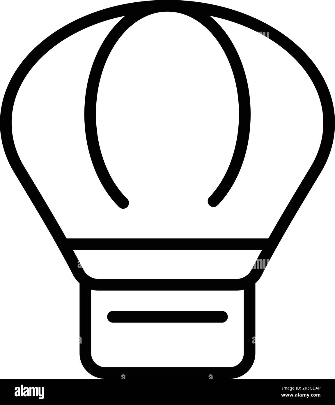 Symboldarstellung des Myanmar-Luftballons. Nationale Kultur. Kartenmarkpunkt Stock Vektor