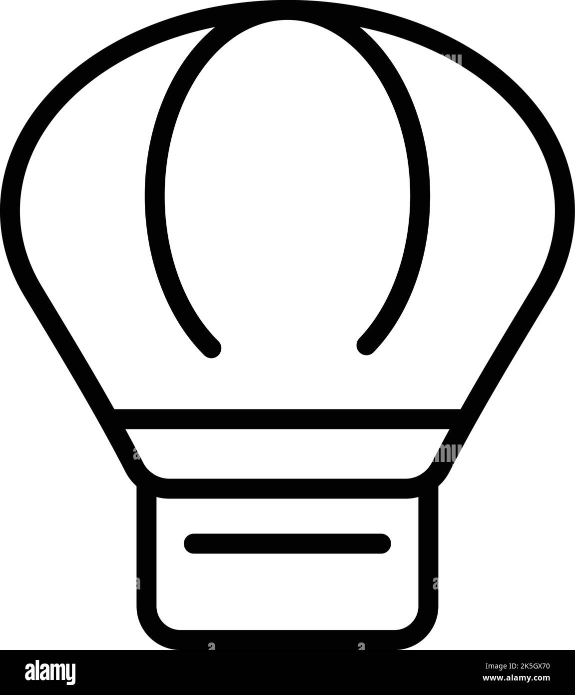 Symboldarstellung des Myanmar-Luftballons. Nationale Kultur. Kartenmarkpunkt Stock Vektor