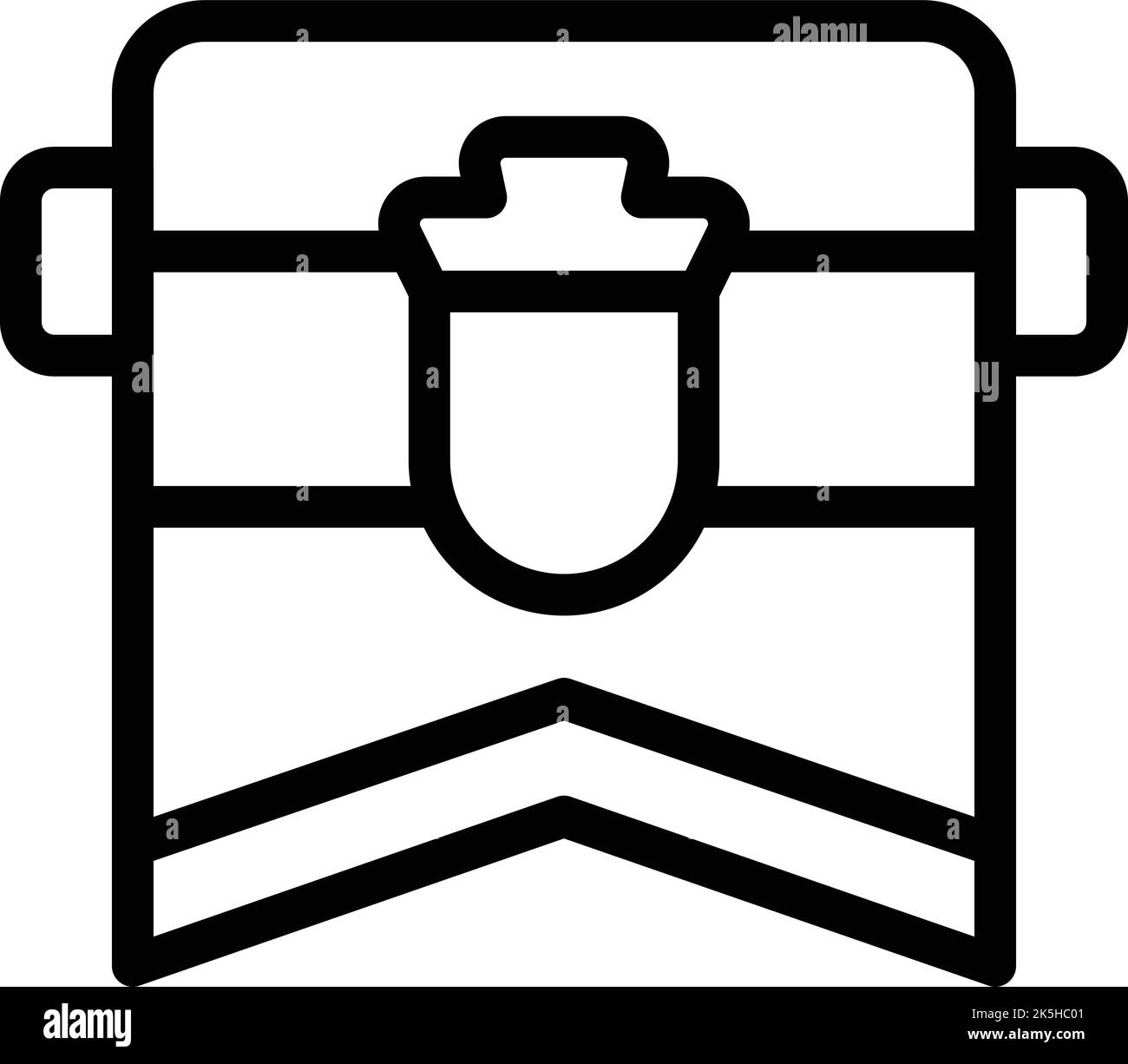 Kroatien Stadt Emblem Symbol Umriss Vektor. Zagreb-Karte. Politische Skyline Stock Vektor