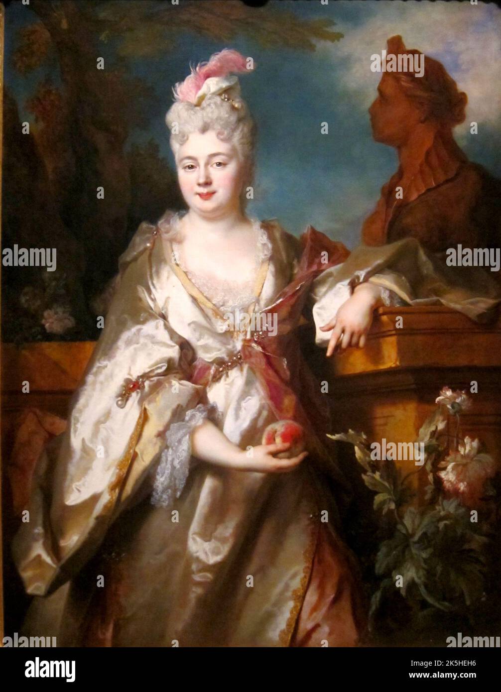 Porträt von Jeanne-Cécile Le Guay de Montgermon, Gemälde von Nicolas de Largillière Stockfoto