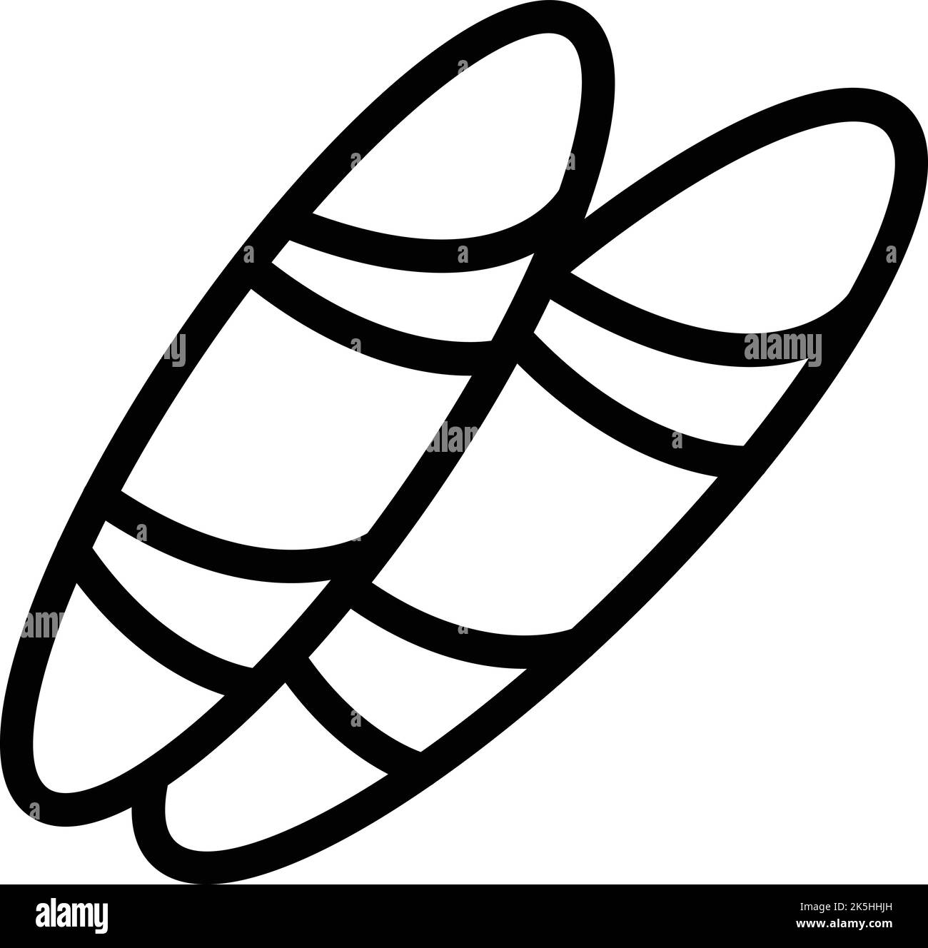 Vektor der Brotsymbole. Käsefondue. Topfgaren Stock Vektor