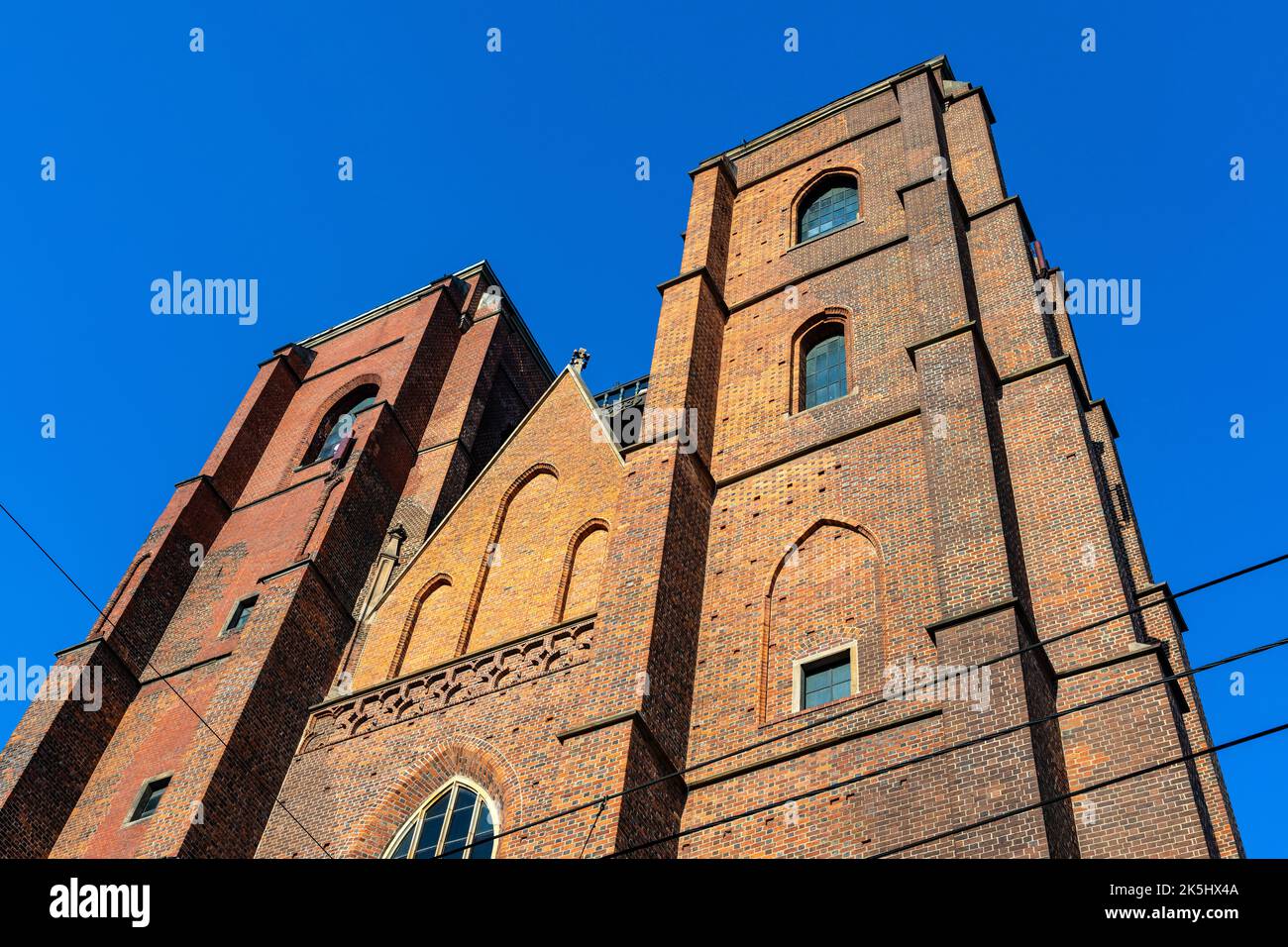 Wroclaw, Polen - 19. Juli 2022: Gotische Domkirche St. Maria Magdalena Katedra SW. Marii Magdaleny in der Szewska Straße in der historischen Altstadt Stockfoto
