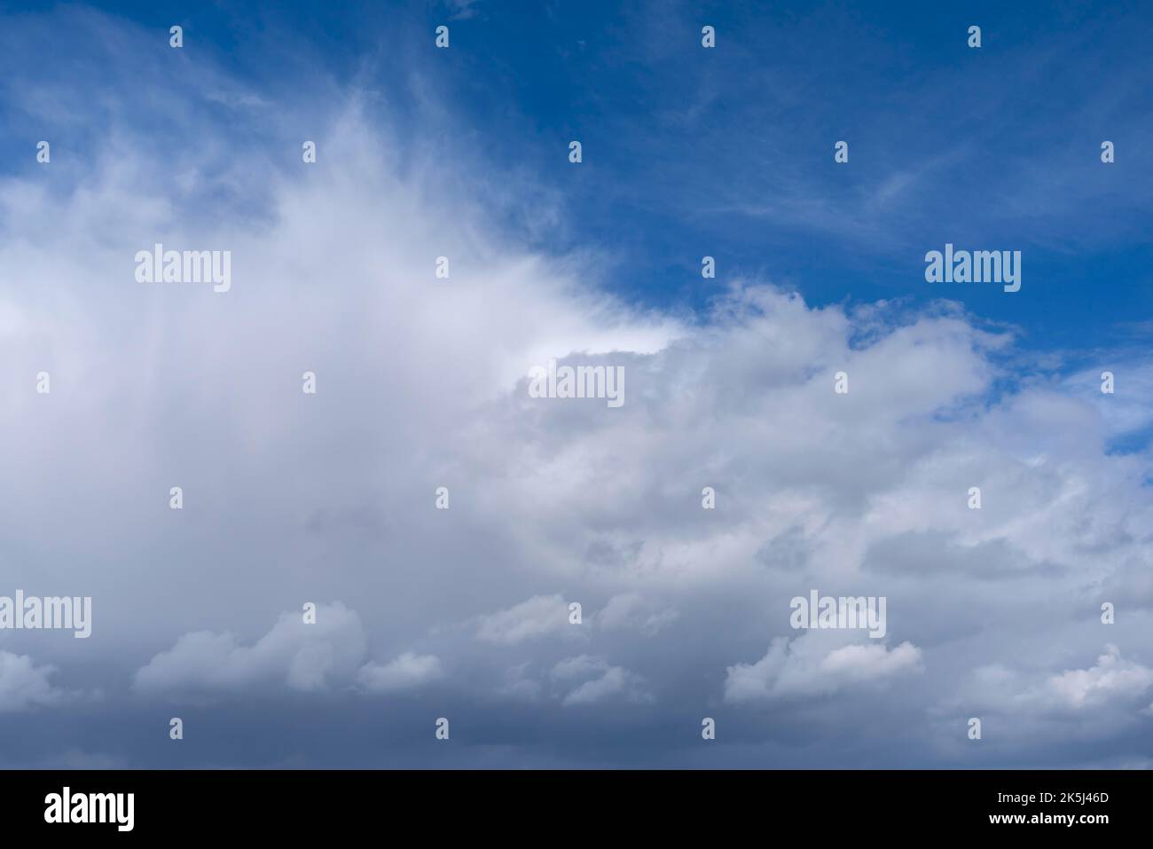 Die wolkenbildung, Bayern, Deutschland Stockfoto